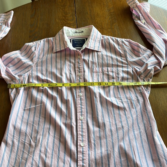 American Eagle Outfitters favorite shirt size 14 button-down collar eagle button - Picture 8 of 13